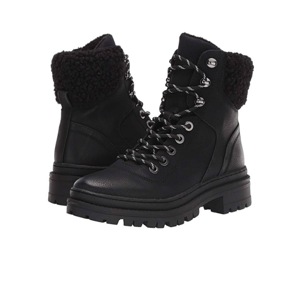 Steve Madden Keystone Boot faux fur lace up ✅ - Picture 3 of 10